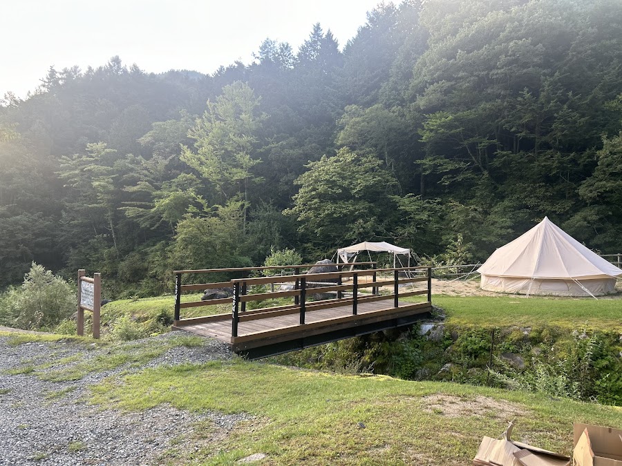 小黒川渓谷キャンプ場 ペットサイトの写真